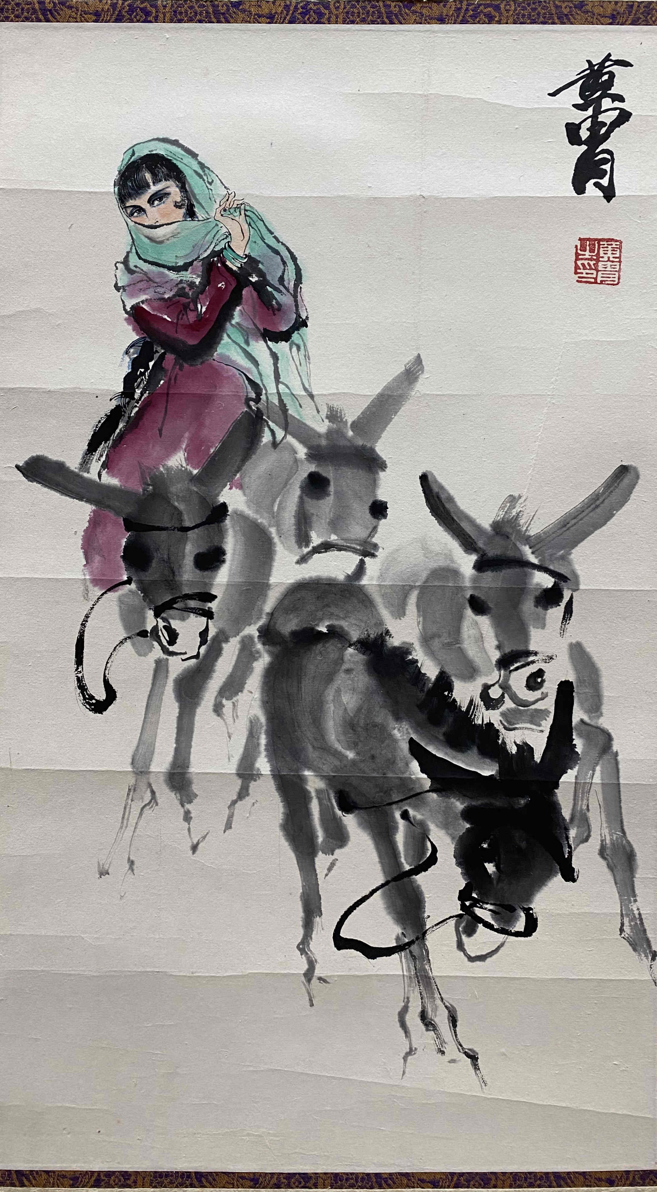 骑驴的芝麻官|插画|儿童插画|十豆加禾 - 原创作品 - 站酷 (ZCOOL)